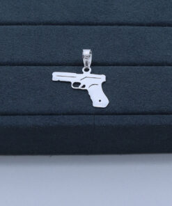 M1-37 Pingente Arma  TAM 2,4cm 1,7g Lote 2