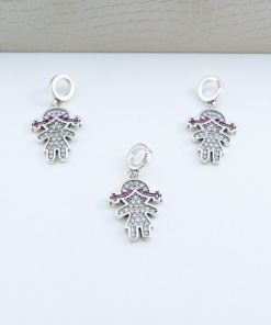 D6-66 Berloque Menina Importado PESO APROXIMADO 2,15g L18