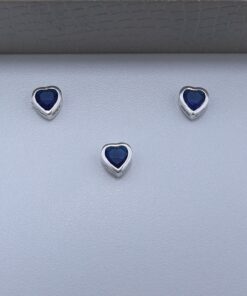 F1-8 Pingente Coração Galeria Azul PII-1397 0.37g Lote 19