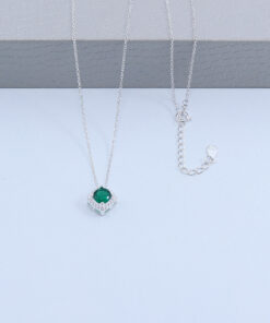 C1-5 Colar Cravejado Importado Prata 925 Peso Aproximado 2,0g Lote 17