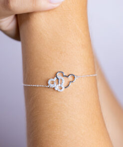 I1-113 Pulseira Cravejada importada Peso aproximado: 1.8g Lote 17