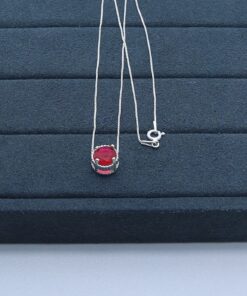 B5-48 Colar Redondo Vermelho 2.77g Lote 17